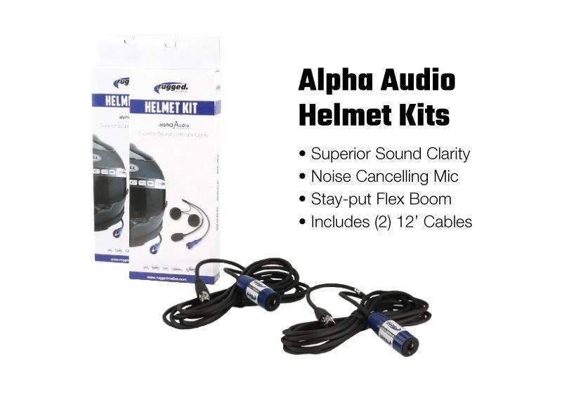 Rugged Complete UTV Communication Kit with Dash Mount - Can-Am X3